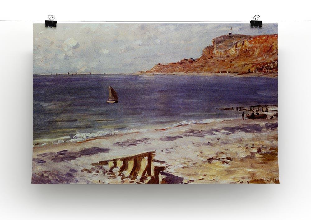 Sailing At Sainte Adresse by Monet Canvas Print & Poster - Canvas Art Rocks - 2