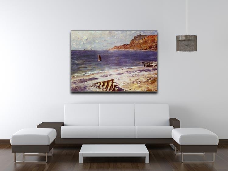 Sailing At Sainte Adresse by Monet Canvas Print & Poster - Canvas Art Rocks - 4
