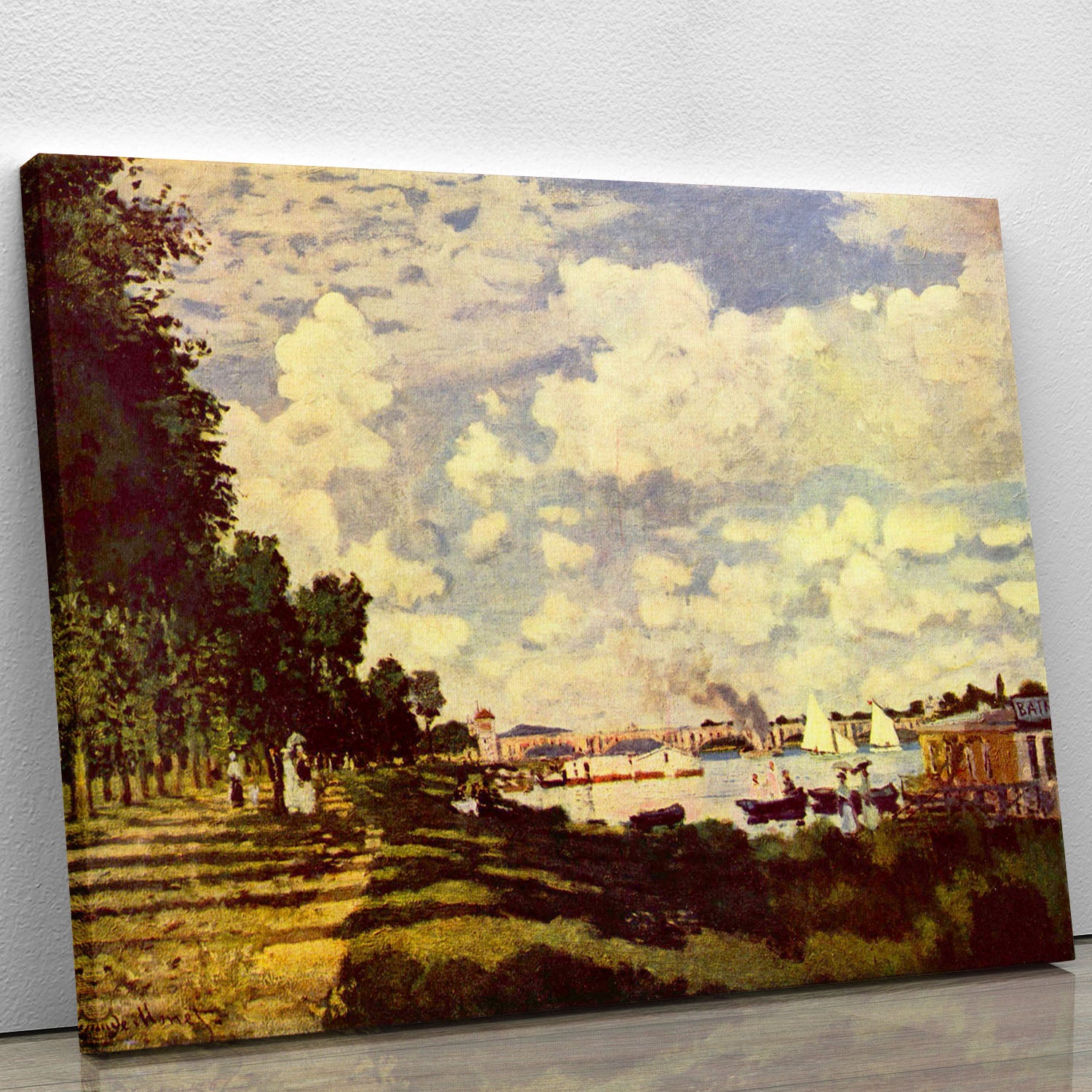 Sailing at Argenteuil by Monet Canvas Print or Poster - Canvas Art Rocks - 1