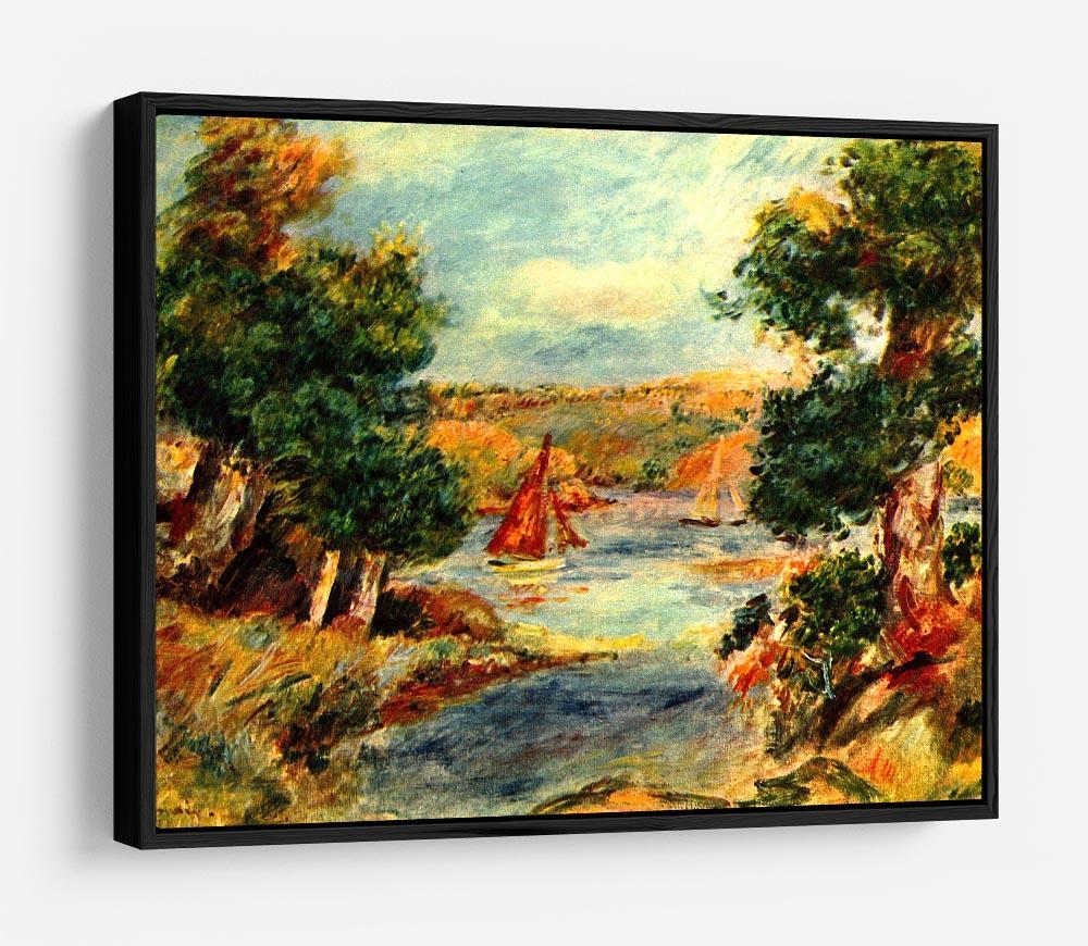 Sailing boats in Cagnes by Renoir HD Metal Print