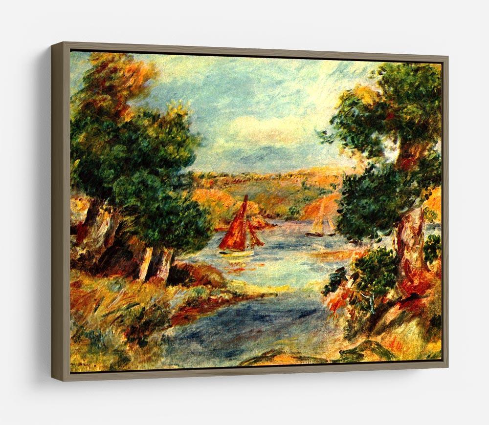 Sailing boats in Cagnes by Renoir HD Metal Print