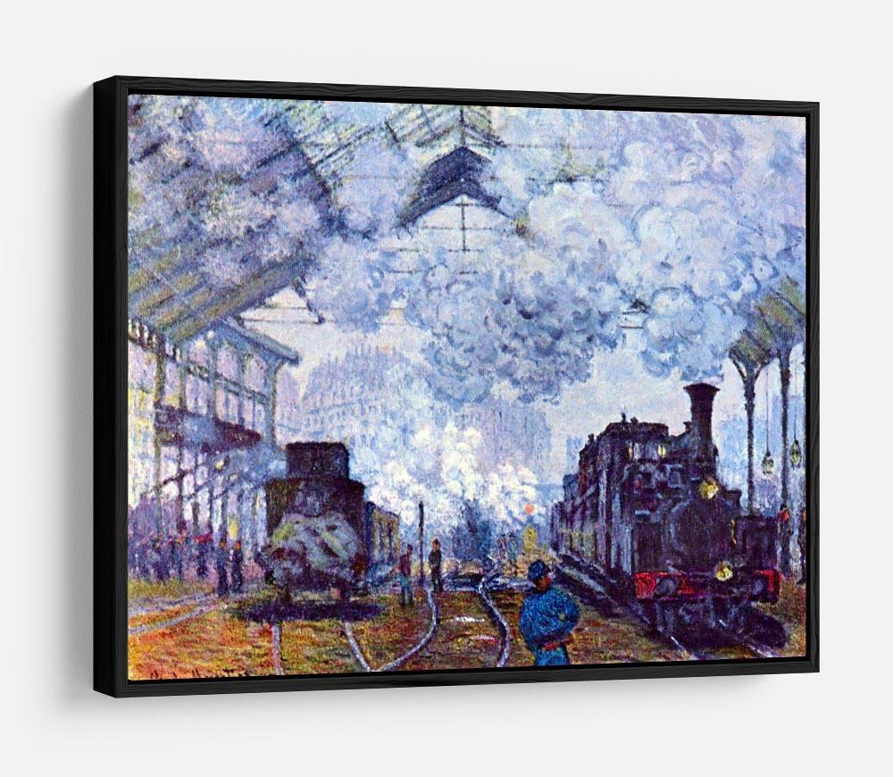 Saint Lazare station in Paris arrival of a train by Monet HD Metal Print