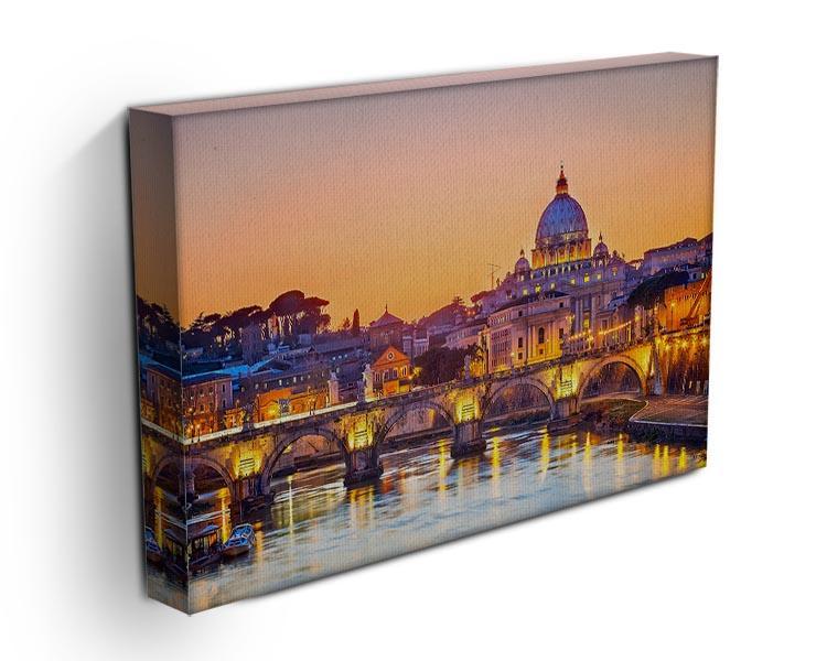 Saint Peter cathedral at night Canvas Print or Poster - Canvas Art Rocks - 3