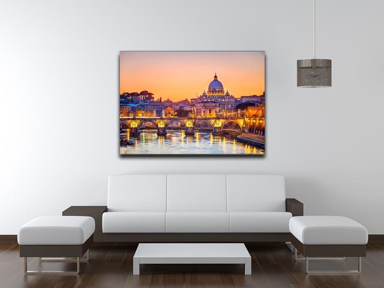 Saint Peter cathedral at night Canvas Print or Poster - Canvas Art Rocks - 4