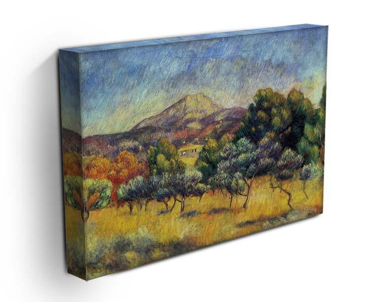 Sainte Vicoria Mountain by Renoir Canvas Print or Poster - Canvas Art Rocks - 3