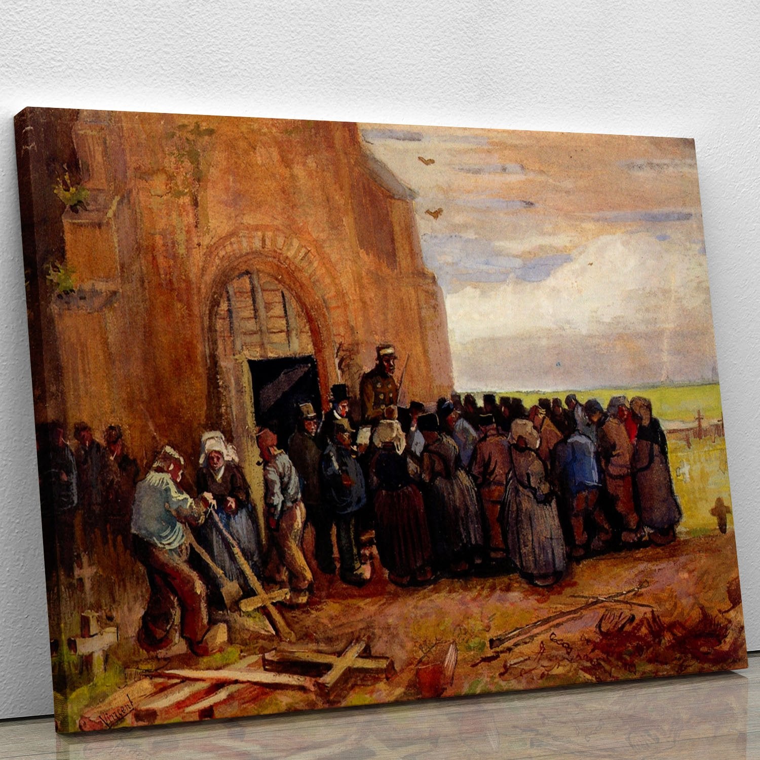 Sale of Building Scrap by Van Gogh Canvas Print or Poster