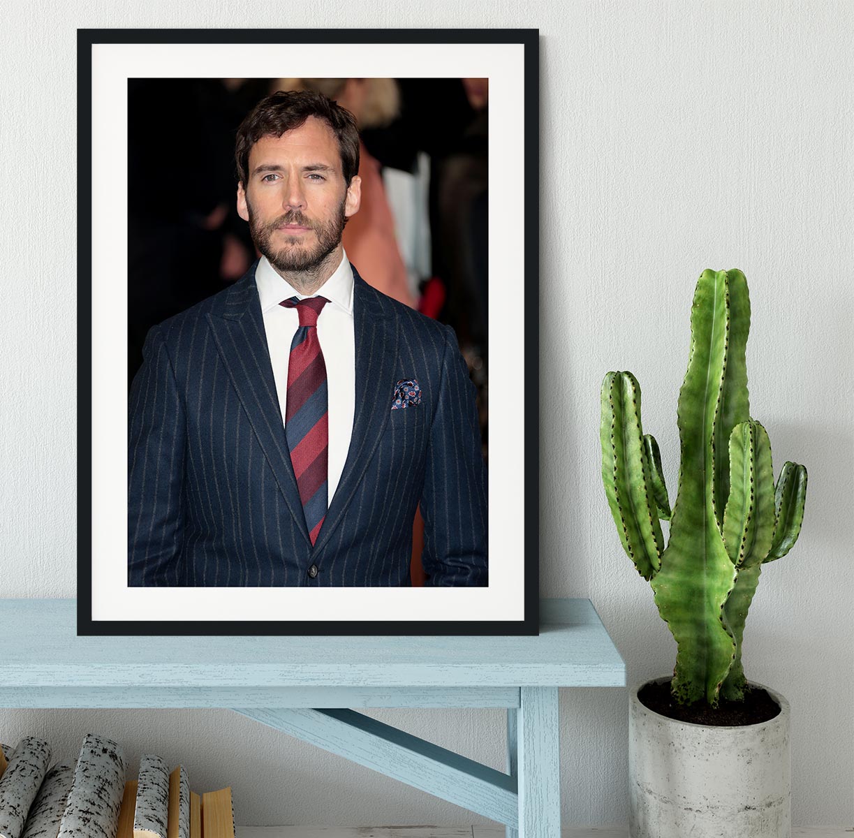 Sam Claflin Framed Print - Canvas Art Rocks - 1