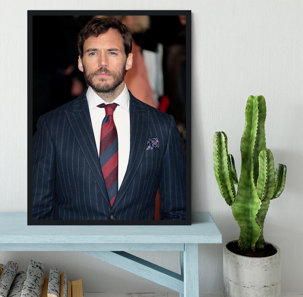 Sam Claflin Framed Print - Canvas Art Rocks - 2