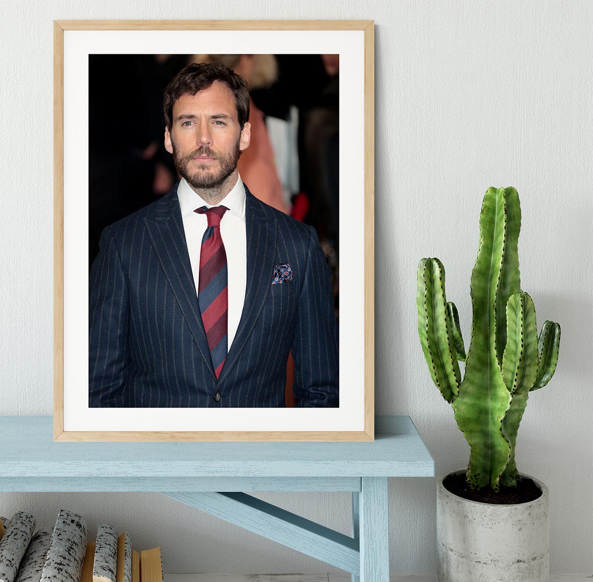 Sam Claflin Framed Print - Canvas Art Rocks - 3