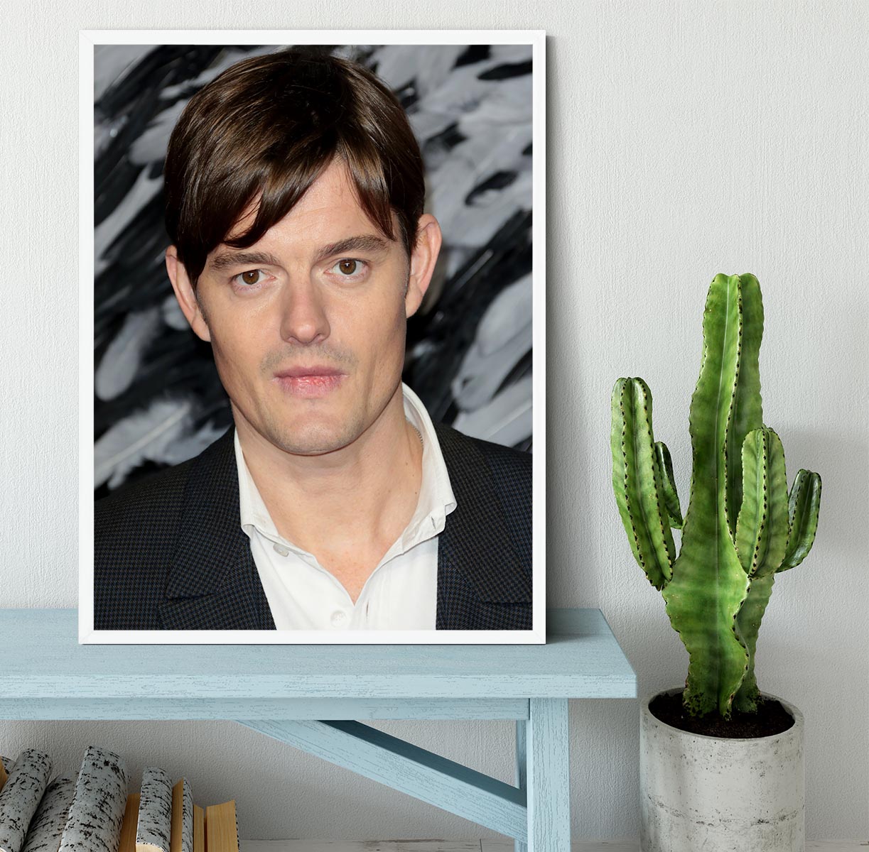 Sam Riley Framed Print - Canvas Art Rocks -6