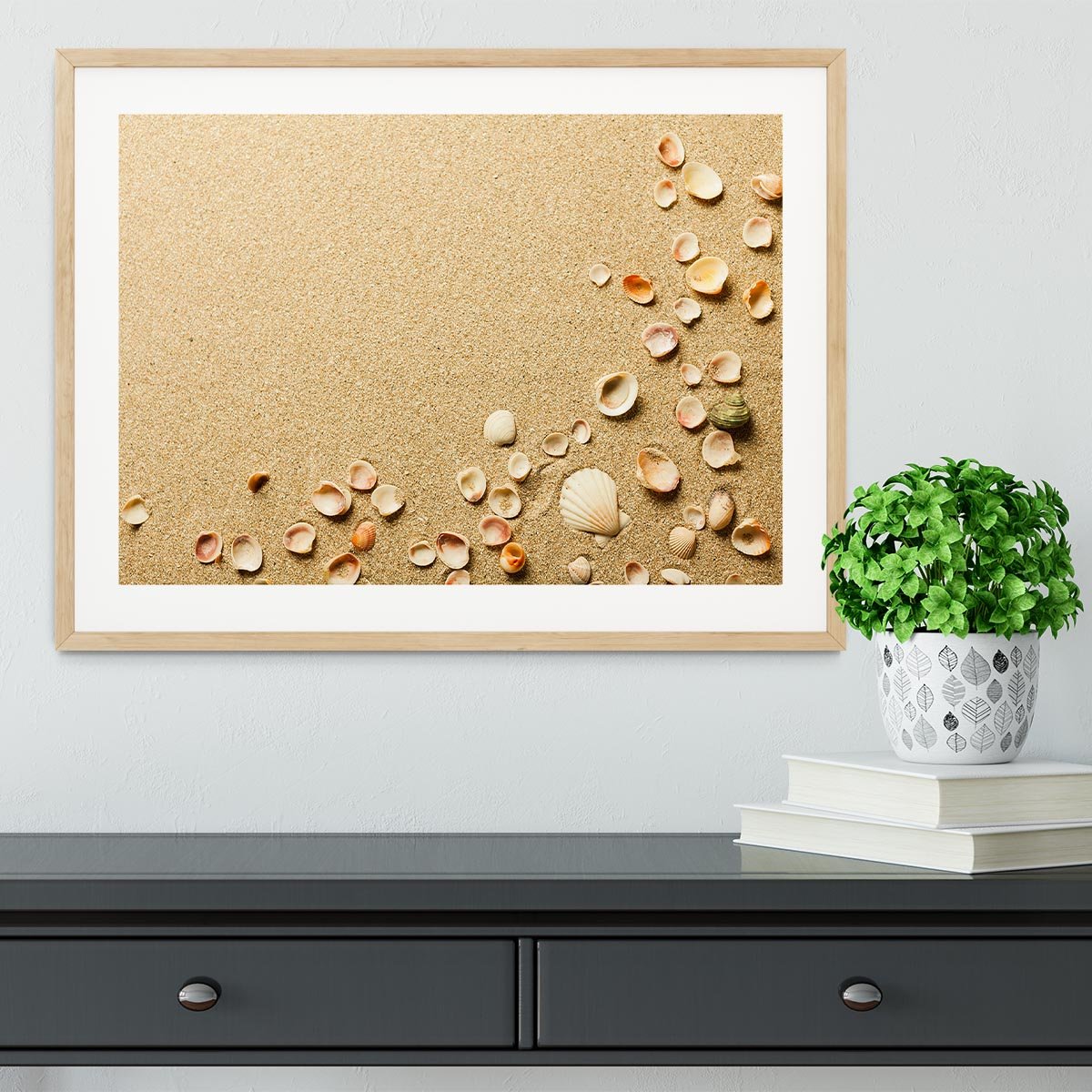 Sand Framed Print - Canvas Art Rocks - 3