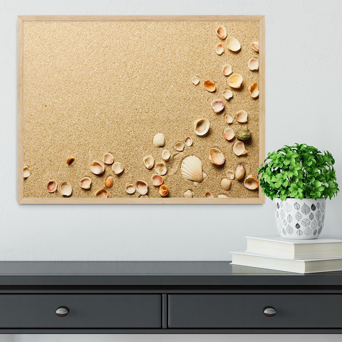 Sand Framed Print - Canvas Art Rocks - 4