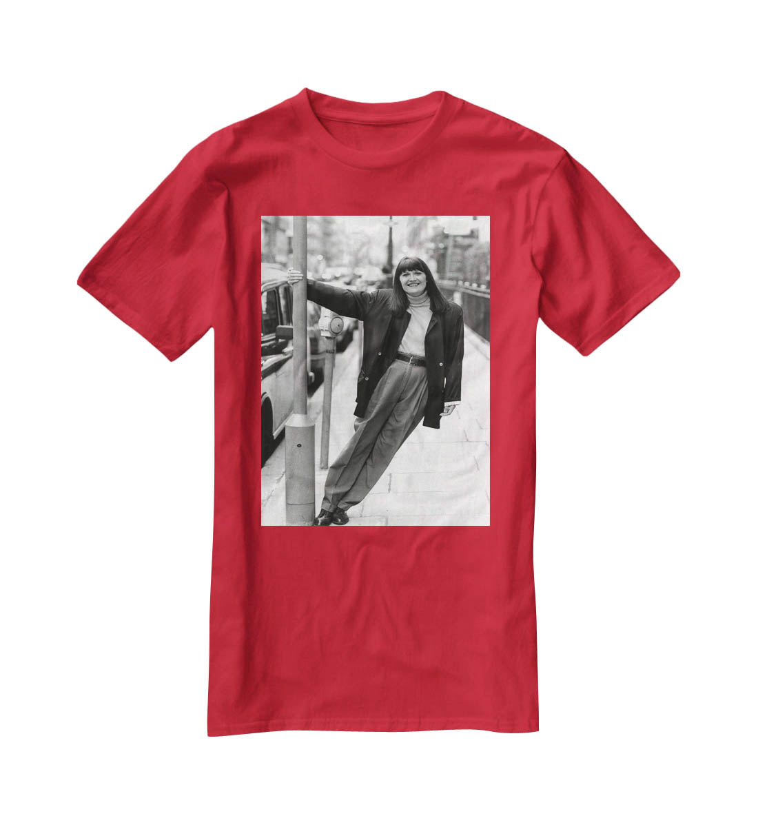 Sandie Shaw swinging T-Shirt - Canvas Art Rocks - 4