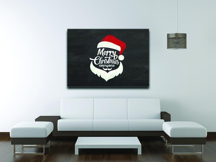 Santa Hat Merry Christmas Canvas Print or Poster - Canvas Art Rocks - 4