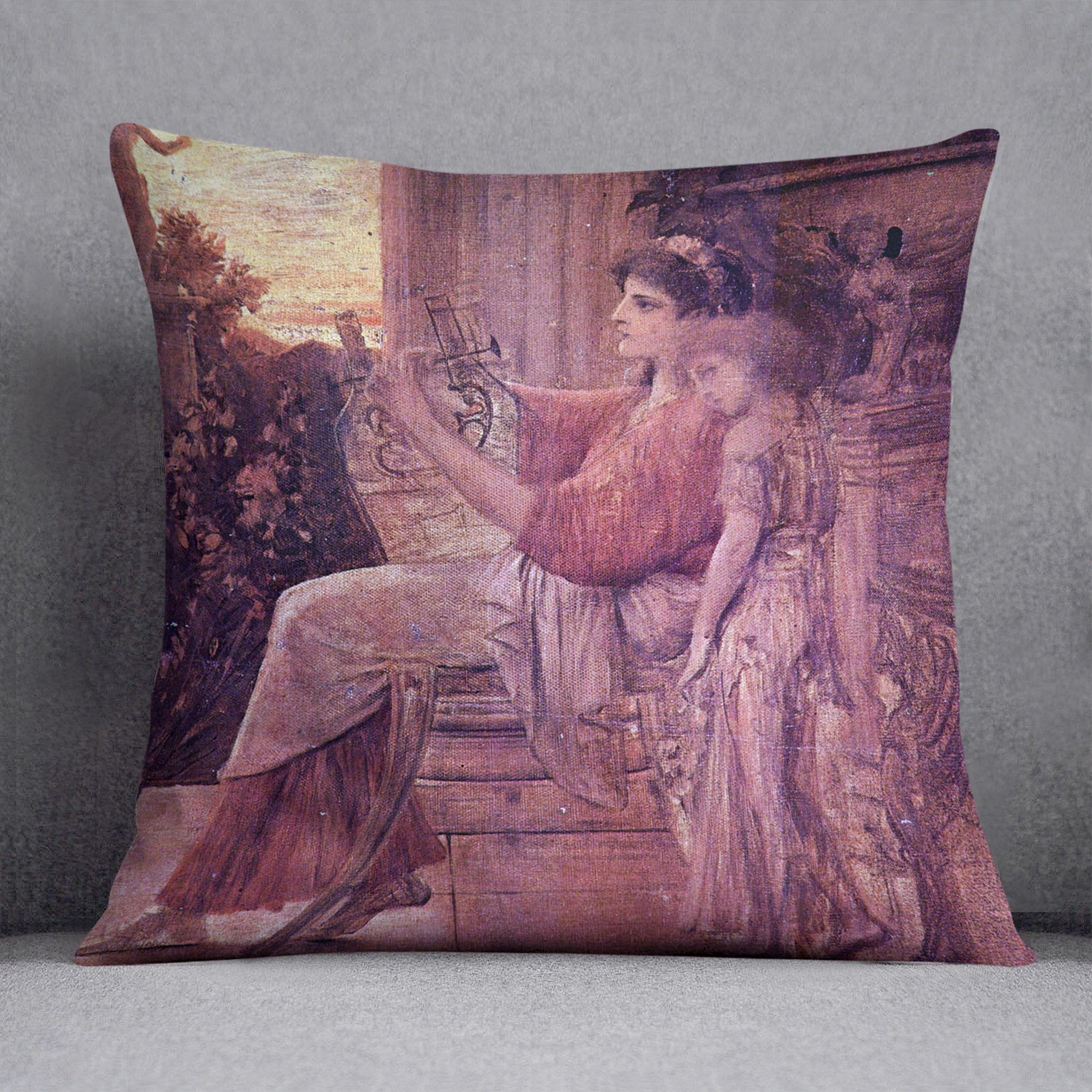 Sapho by Klimt Throw Pillow