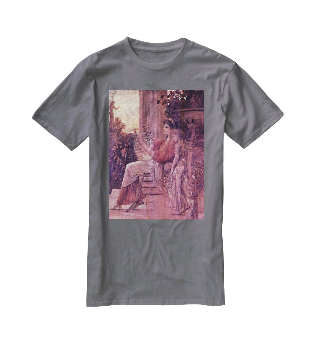 Sapho by Klimt T-Shirt - Canvas Art Rocks - 3