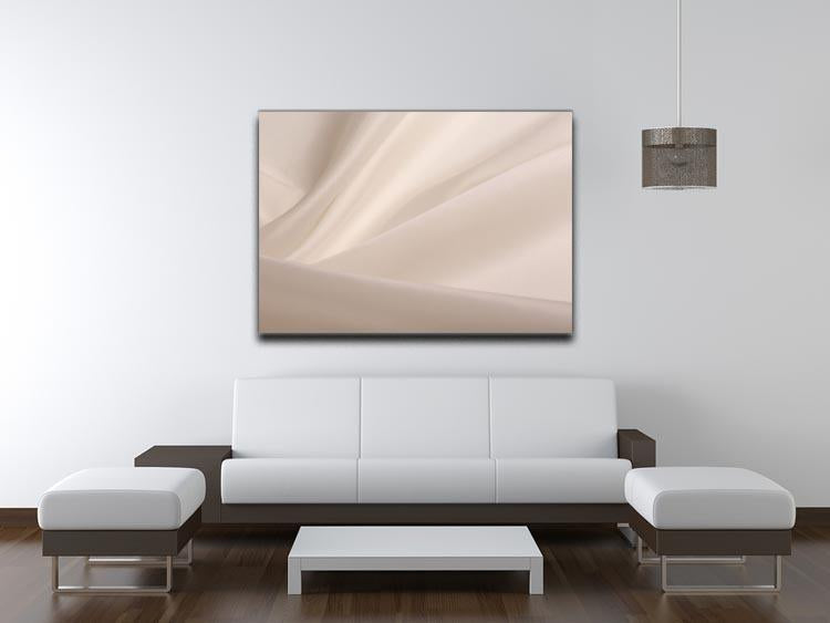 Satin fabric champagne Canvas Print or Poster - Canvas Art Rocks - 4