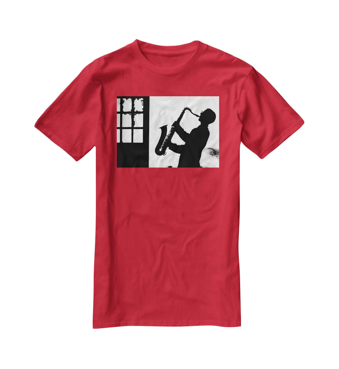 Saxophone player T-Shirt - Canvas Art Rocks - 4