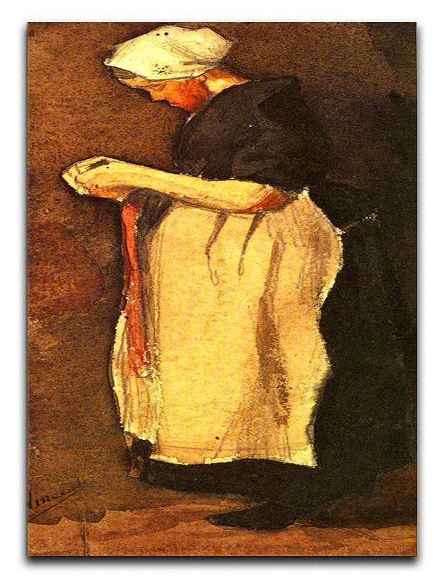 Scheveningen Woman by Van Gogh Canvas Print & Poster  - Canvas Art Rocks - 1