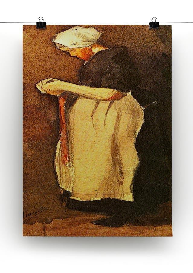 Scheveningen Woman by Van Gogh Canvas Print & Poster - Canvas Art Rocks - 2