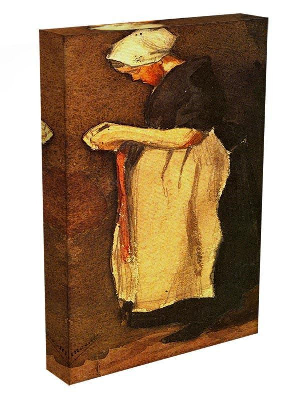 Scheveningen Woman by Van Gogh Canvas Print & Poster - Canvas Art Rocks - 3