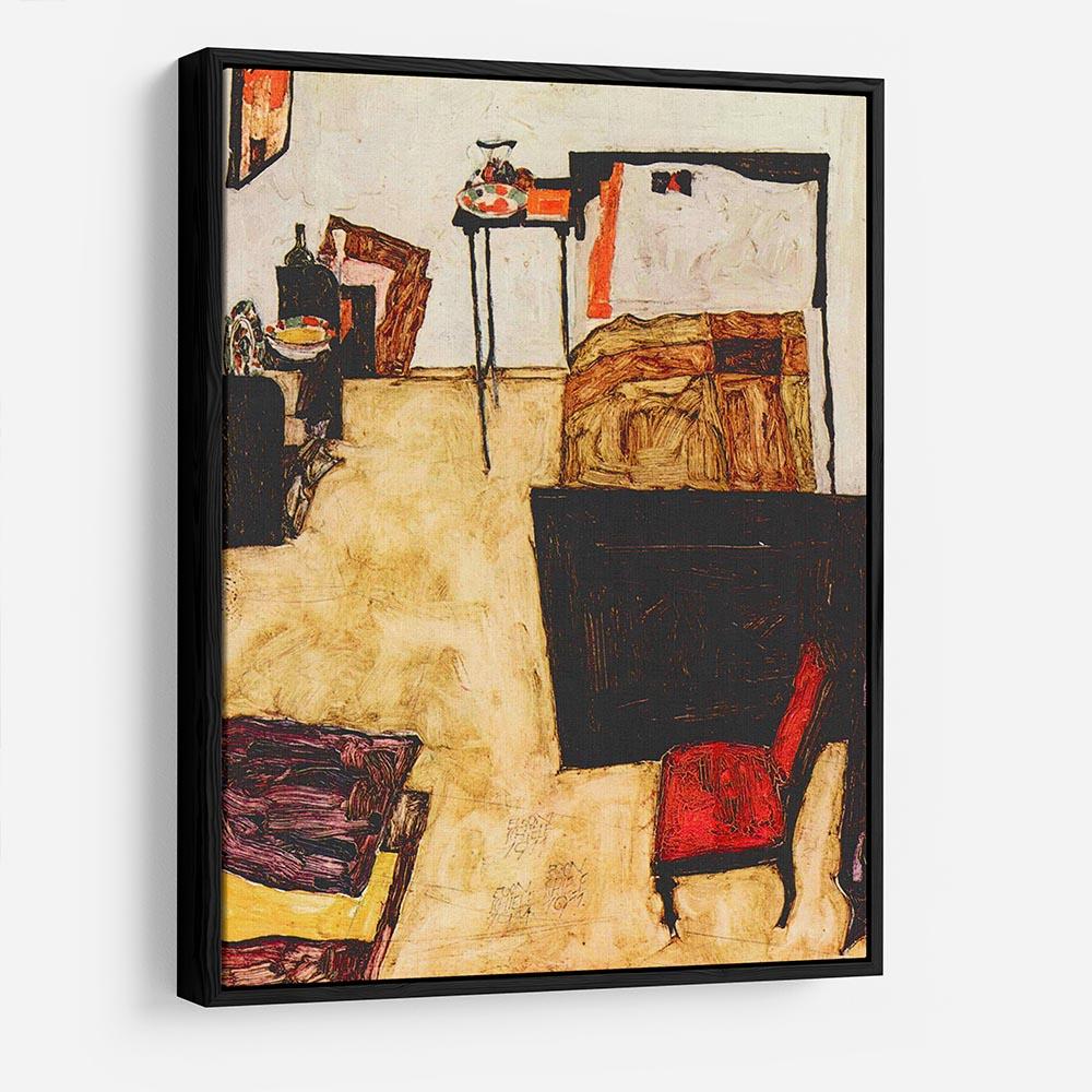 Schiele's living room in Neulengbach by Egon Schiele HD Metal Print - Canvas Art Rocks - 6