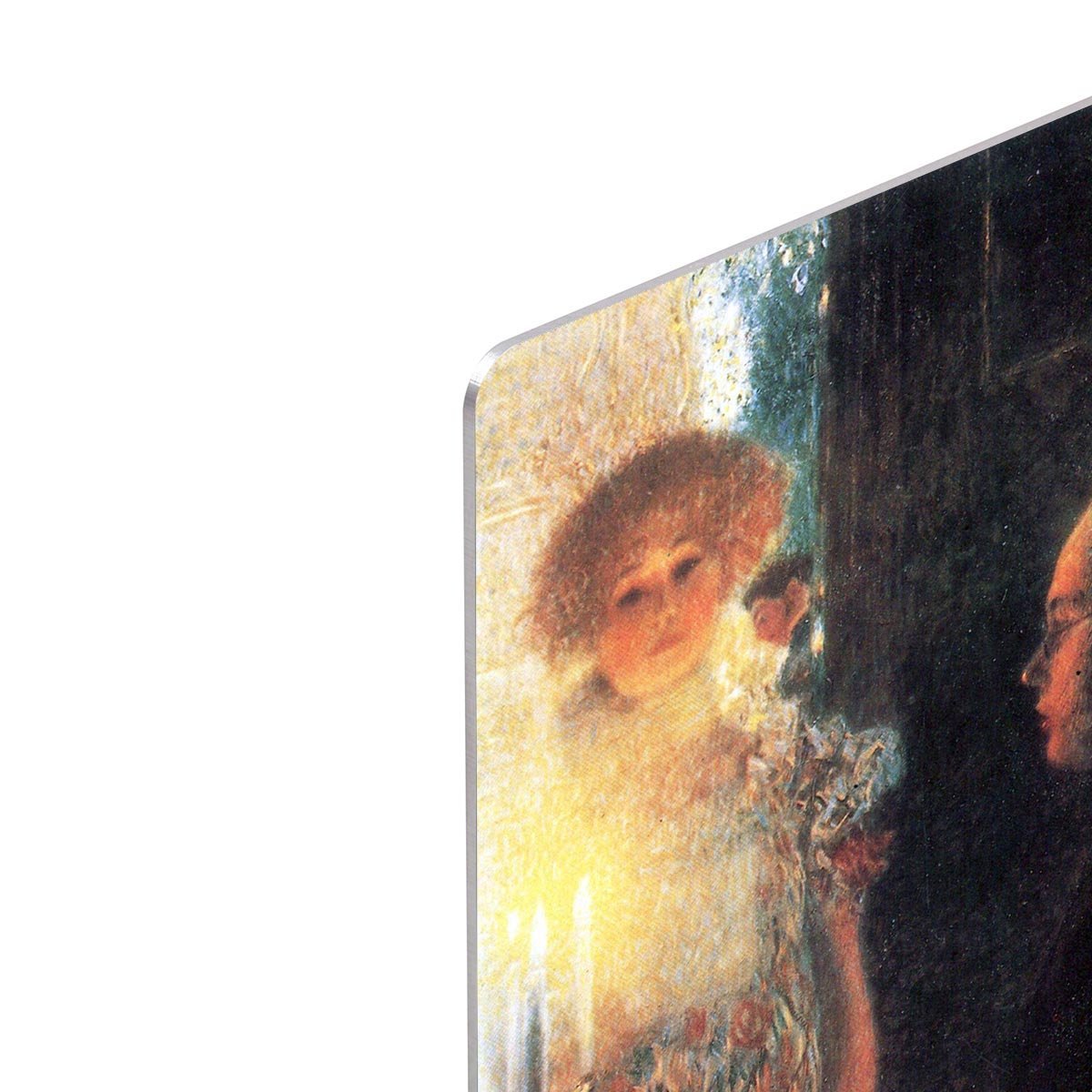 Schubert at the piano by Klimt HD Metal Print