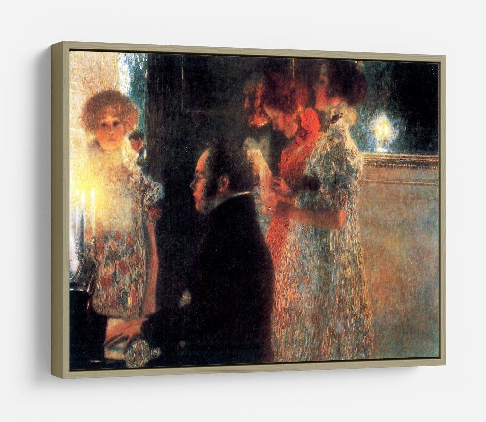 Schubert at the piano by Klimt HD Metal Print