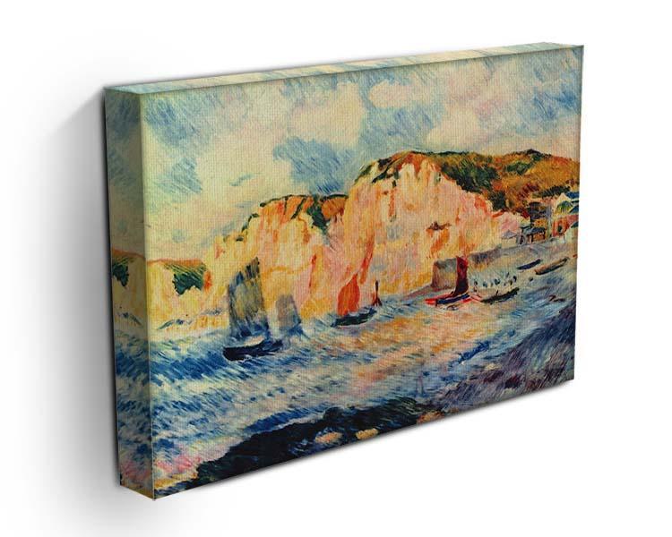 Sea and cliffs by Renoir Canvas Print or Poster - Canvas Art Rocks - 3