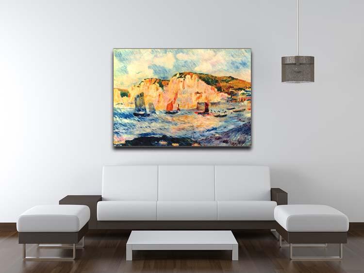 Sea and cliffs by Renoir Canvas Print or Poster - Canvas Art Rocks - 4