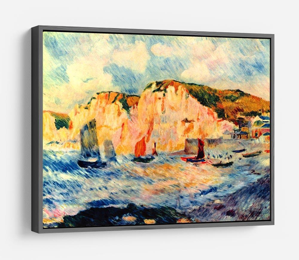 Sea and cliffs by Renoir HD Metal Print