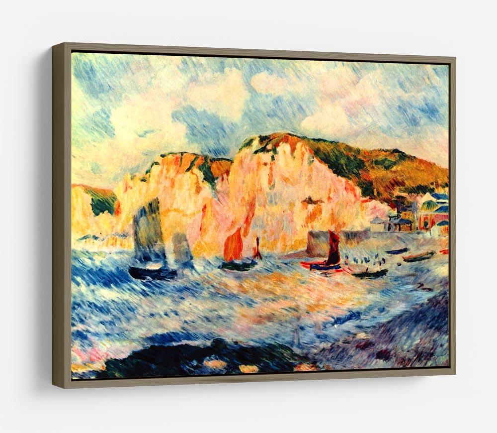 Sea and cliffs by Renoir HD Metal Print