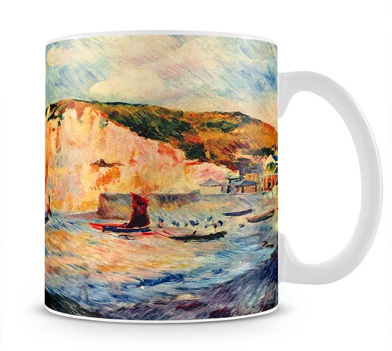 Sea and cliffs by Renoir Mug - Canvas Art Rocks - 1