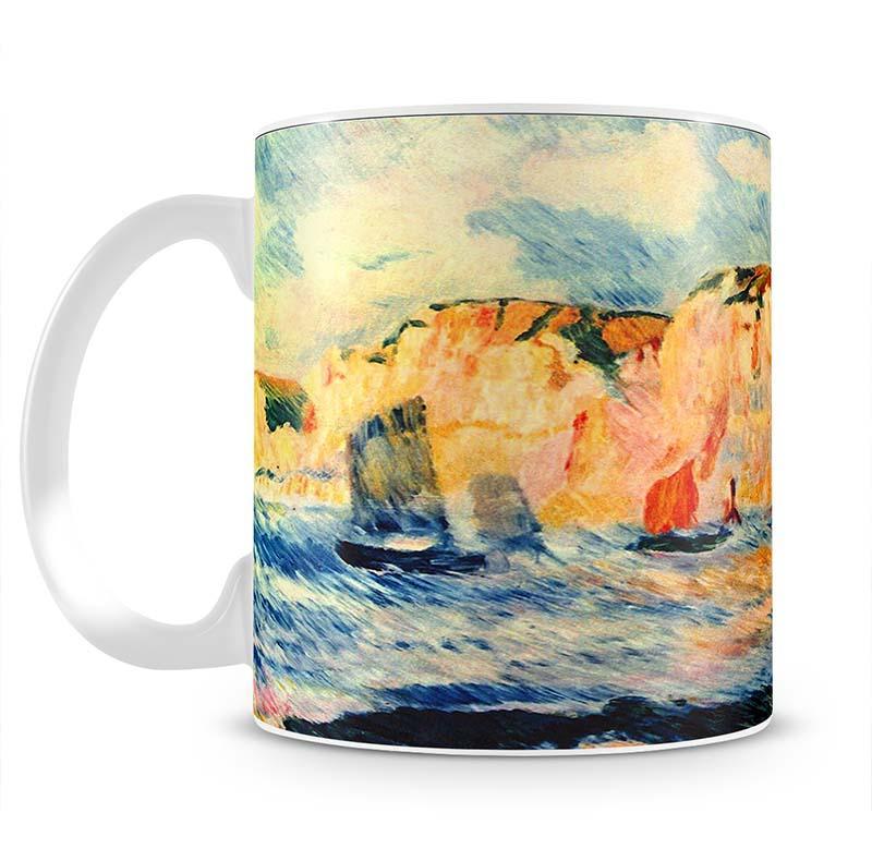 Sea and cliffs by Renoir Mug - Canvas Art Rocks - 2