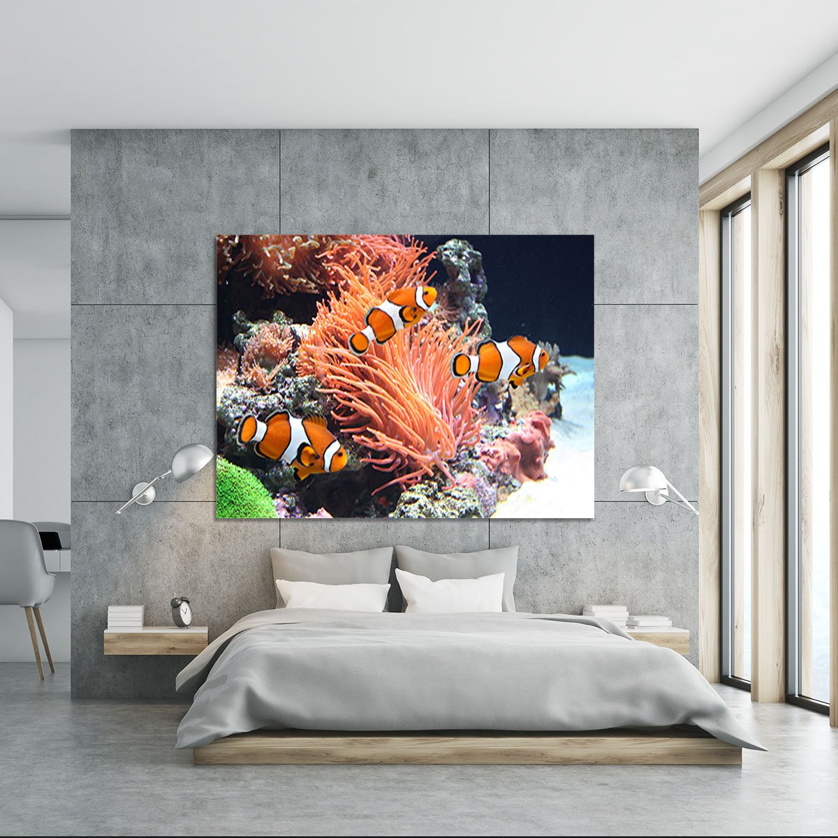 Sea anemone Canvas Print or Poster