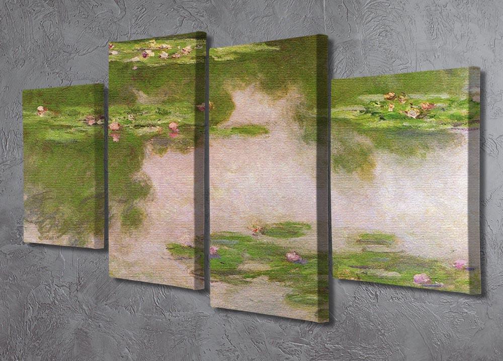 Sea roses 2 by Monet 4 Split Panel Canvas - Canvas Art Rocks - 2
