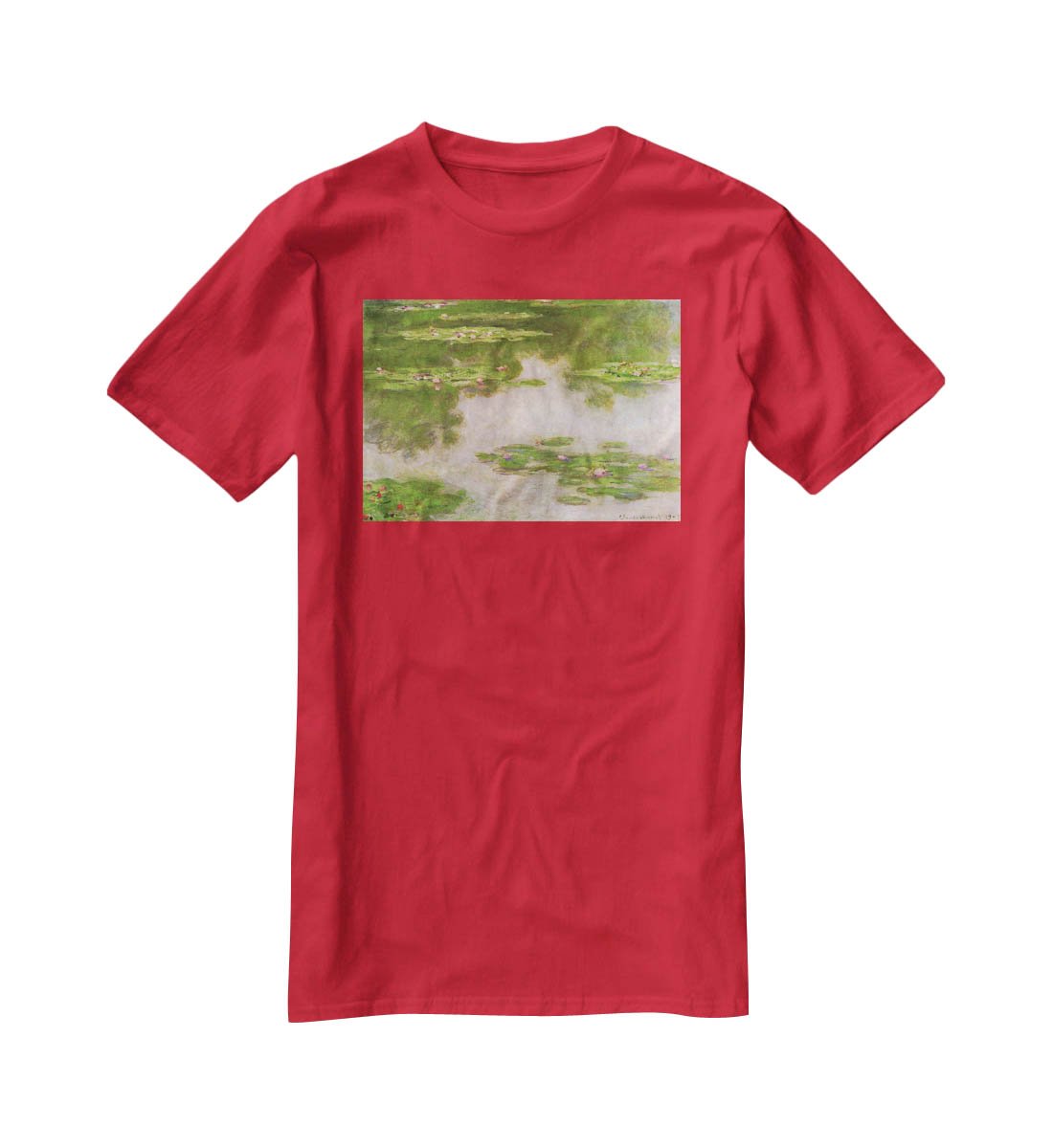 Sea roses 2 by Monet T-Shirt - Canvas Art Rocks - 4