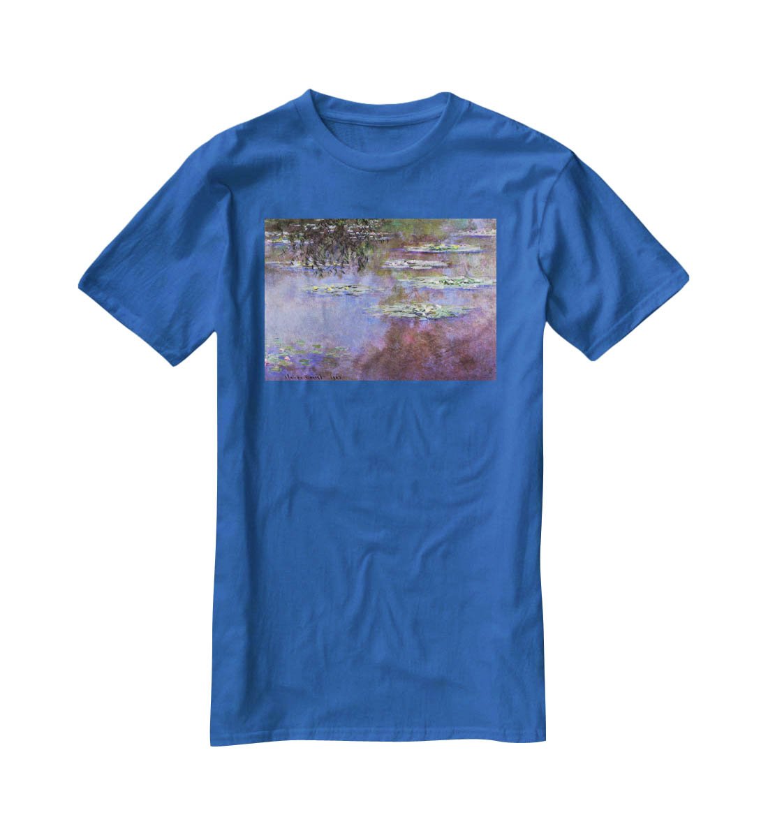 Sea roses 4 by Monet T-Shirt - Canvas Art Rocks - 2