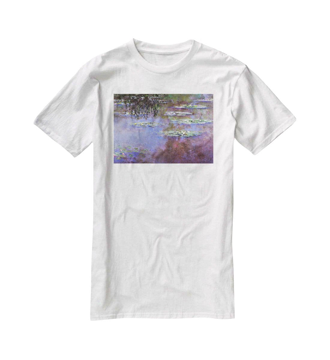 Sea roses 4 by Monet T-Shirt - Canvas Art Rocks - 5