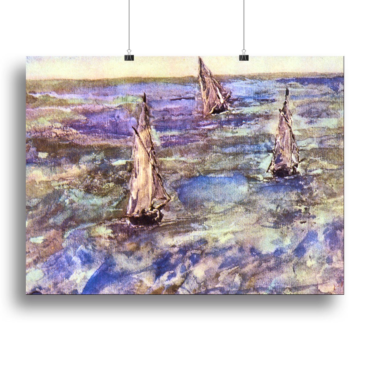 Seascape 1873 by Manet Canvas Print or Poster