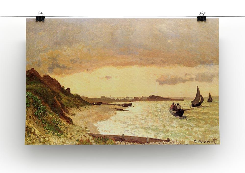 Seaside at Sainte Adresse by Monet Canvas Print & Poster - Canvas Art Rocks - 2