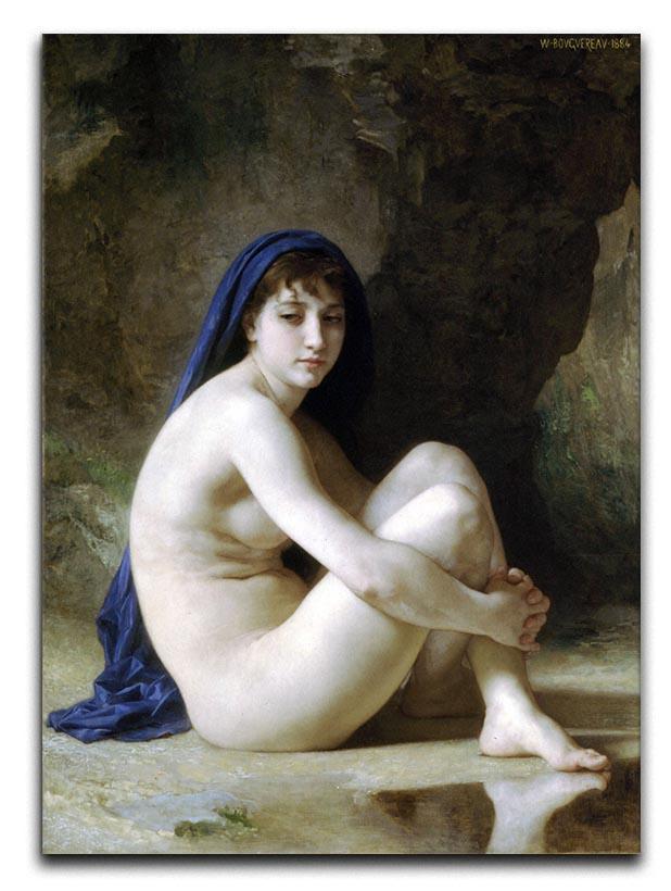 Seated Nude By Bouguereau Canvas Print or Poster  - Canvas Art Rocks - 1