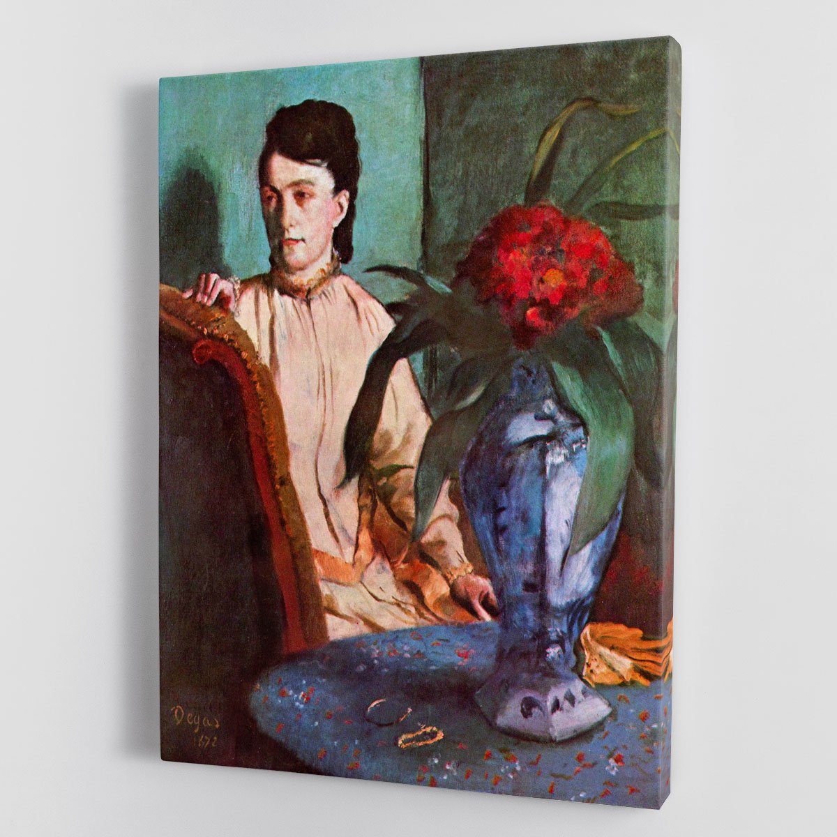 Seated woman by Degas Canvas Print or Poster
