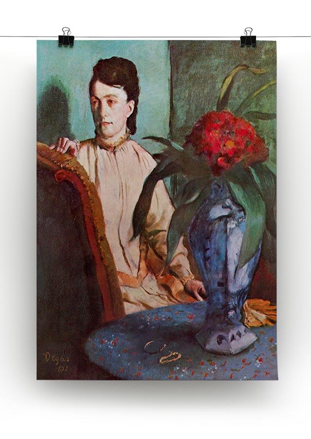 Seated woman by Degas Canvas Print or Poster - Canvas Art Rocks - 2