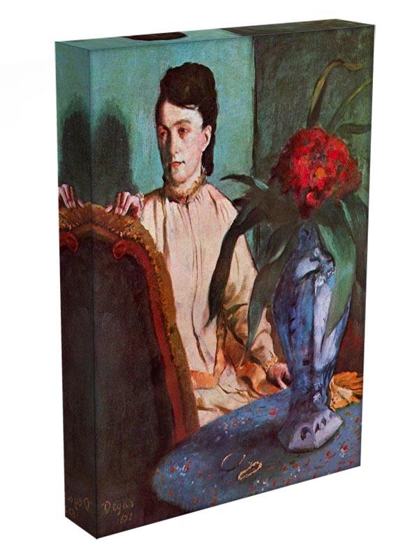 Seated woman by Degas Canvas Print or Poster - Canvas Art Rocks - 3