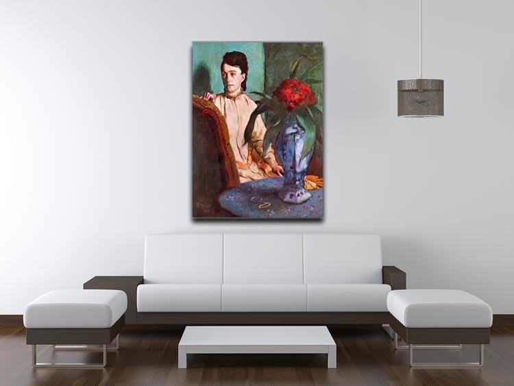 Seated woman by Degas Canvas Print or Poster - Canvas Art Rocks - 4