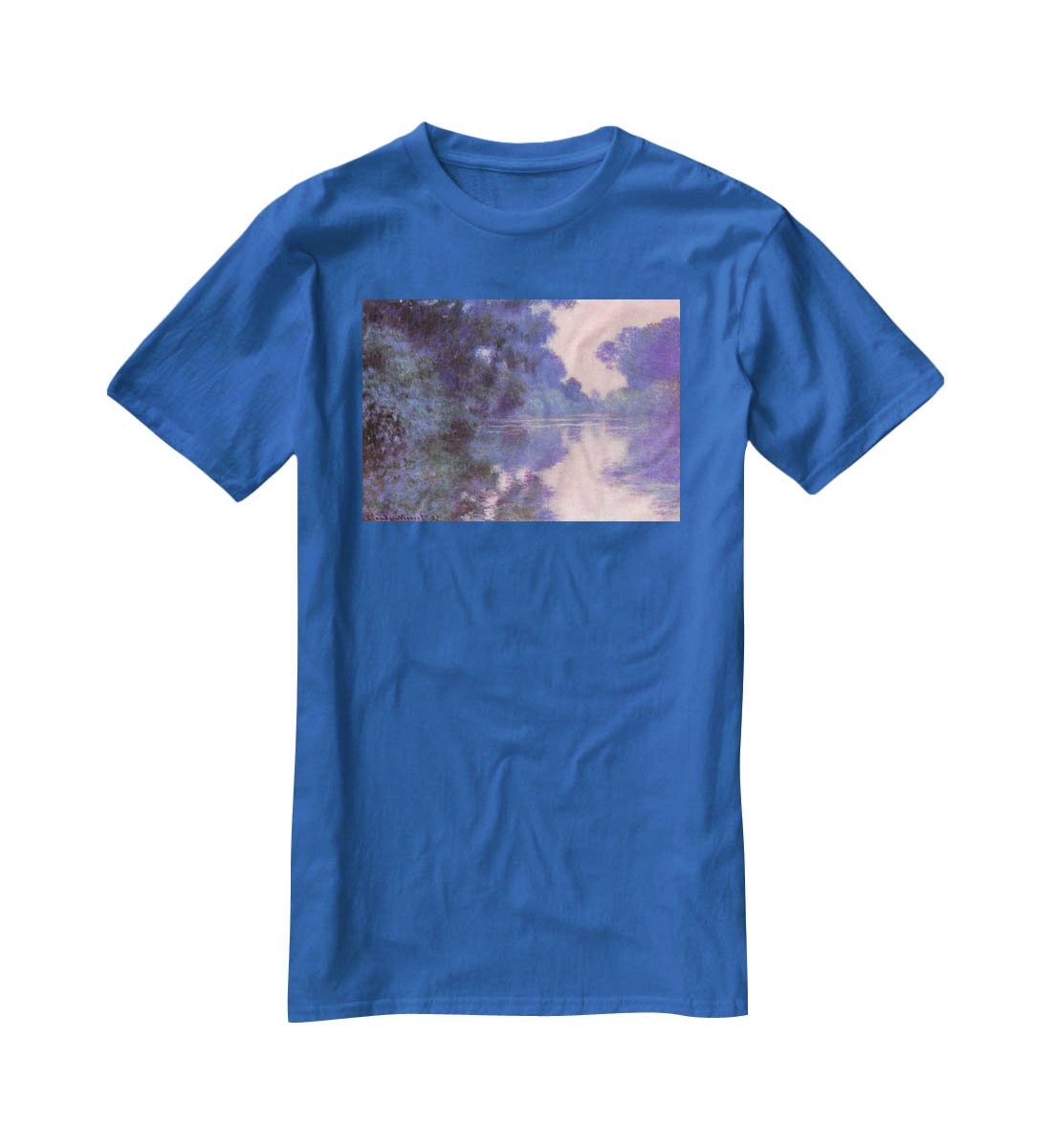 Seine arm at Giverny by Monet T-Shirt - Canvas Art Rocks - 2