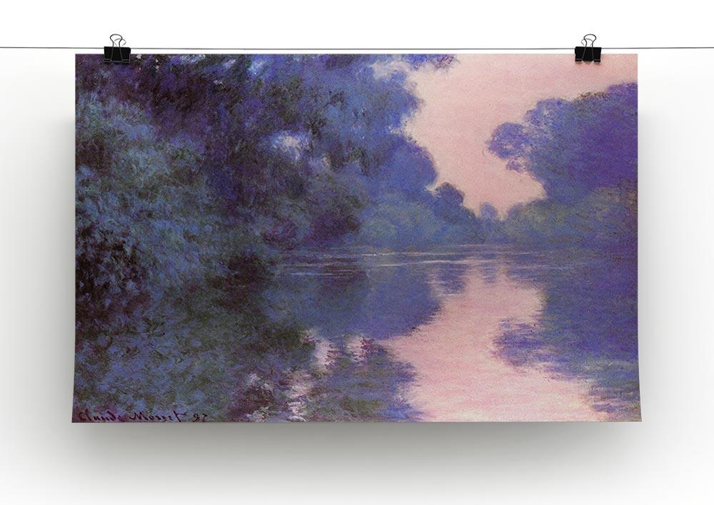Seine arm at Giverny by Monet Canvas Print & Poster - Canvas Art Rocks - 2