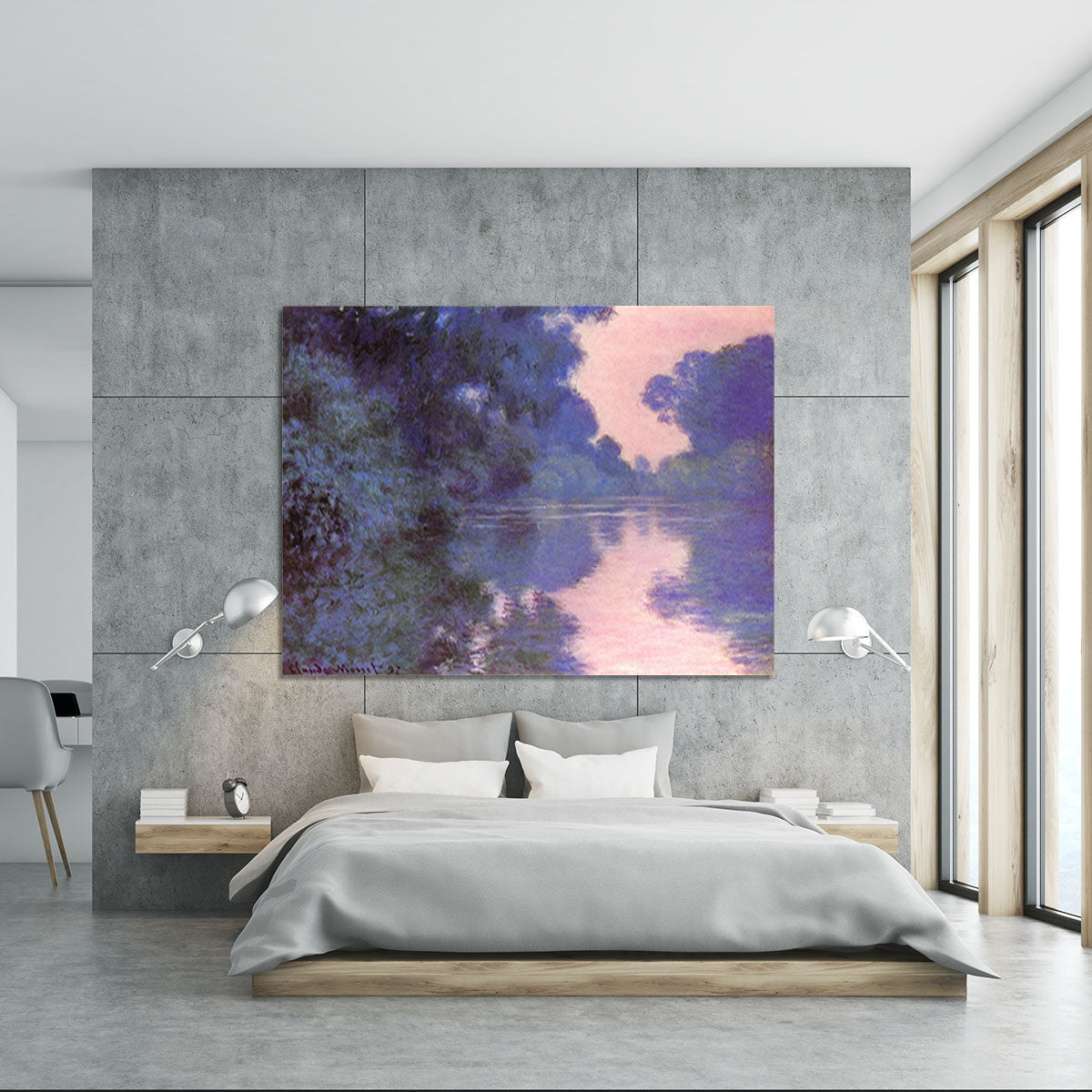 Seine arm at Giverny by Monet Canvas Print or Poster - Canvas Art Rocks - 5