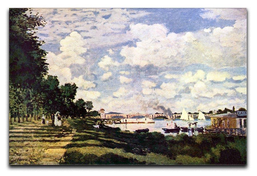 Seine basin near Argenteuil by Monet Canvas Print & Poster  - Canvas Art Rocks - 1